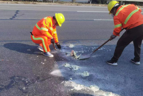 大洼公路下沉注浆加固